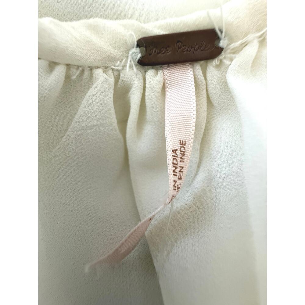 Free People Embroidered Forget Me Not Blouse Womens Medium - Picture 8 of 8